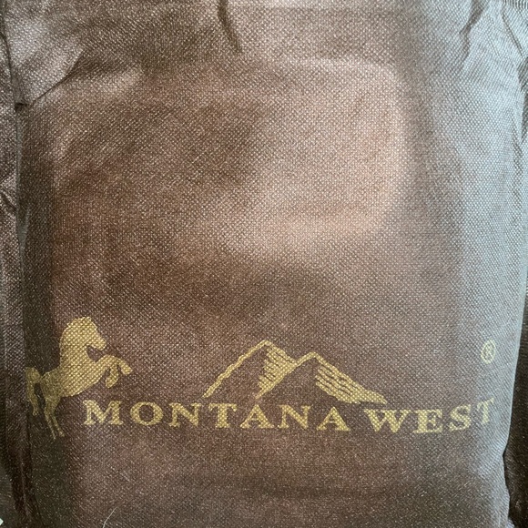 MONTANA WEST CUT-OUT FLORAL STONE CONCHO CONCEALED/CARRY TOTE - Picture 9 of 9